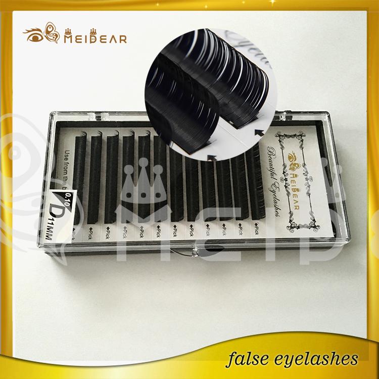 False eyelashes extensions silk material with custom package